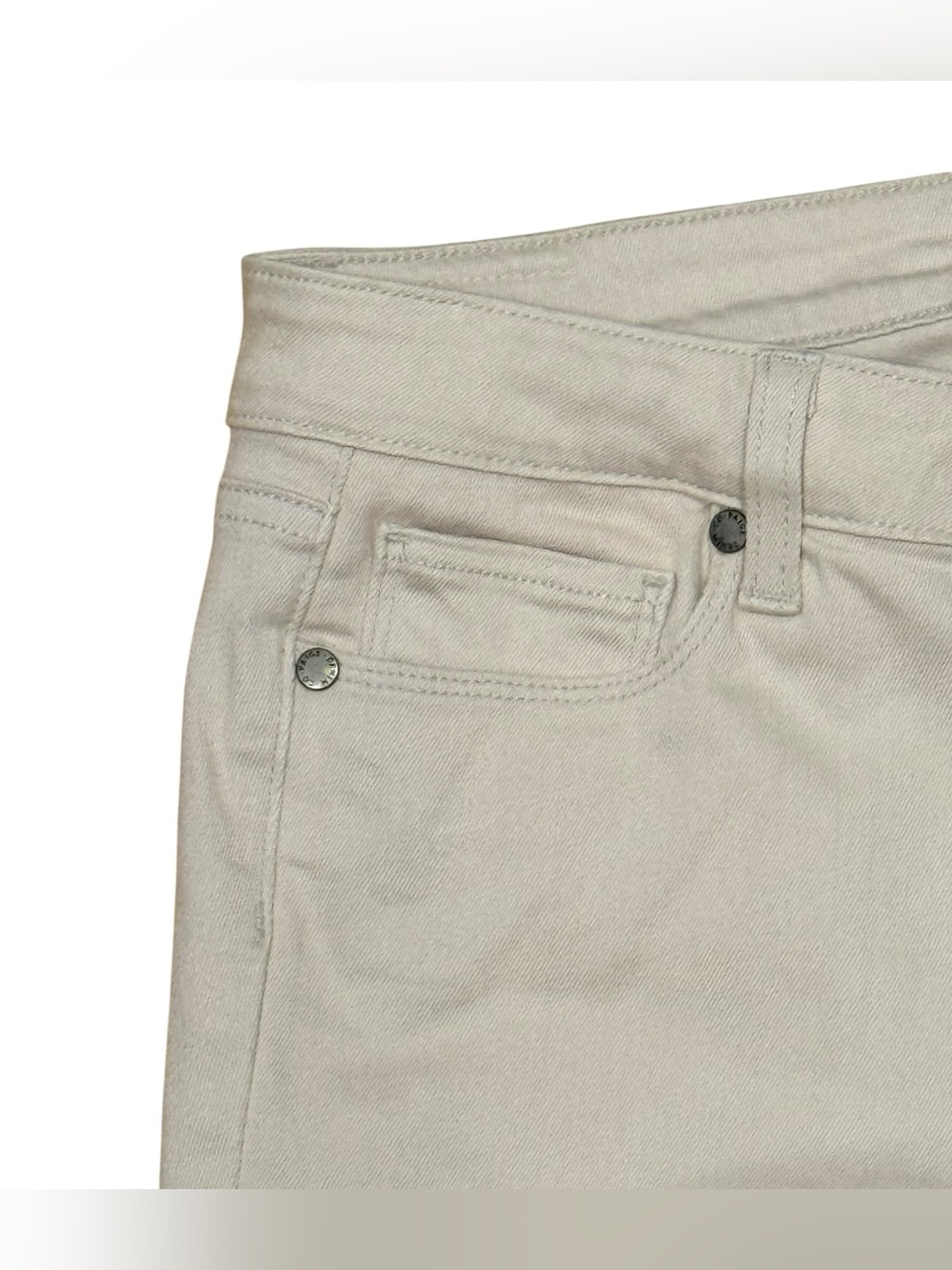 Paige Equestrian Two-Tone Skinny Jeans Ankle Zip Size 30 - Picture 5 of 12